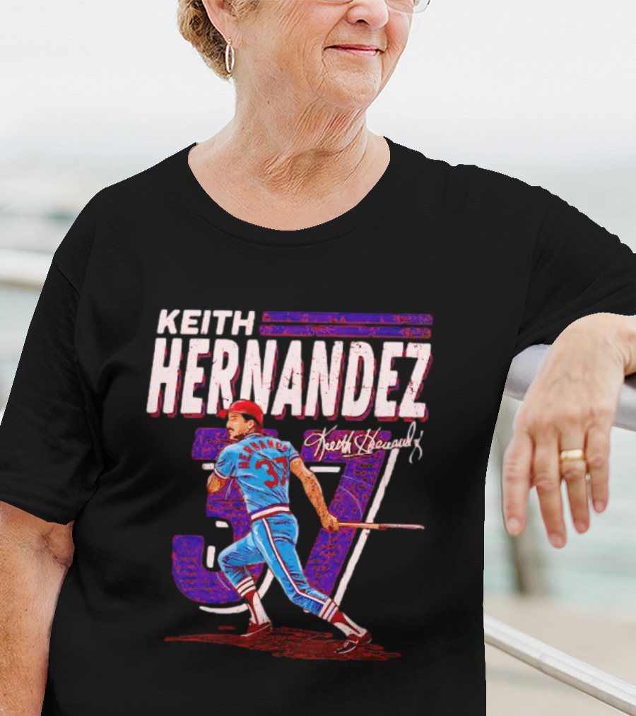 Keith Hernandez 37 Baseball Signature T-Shirt