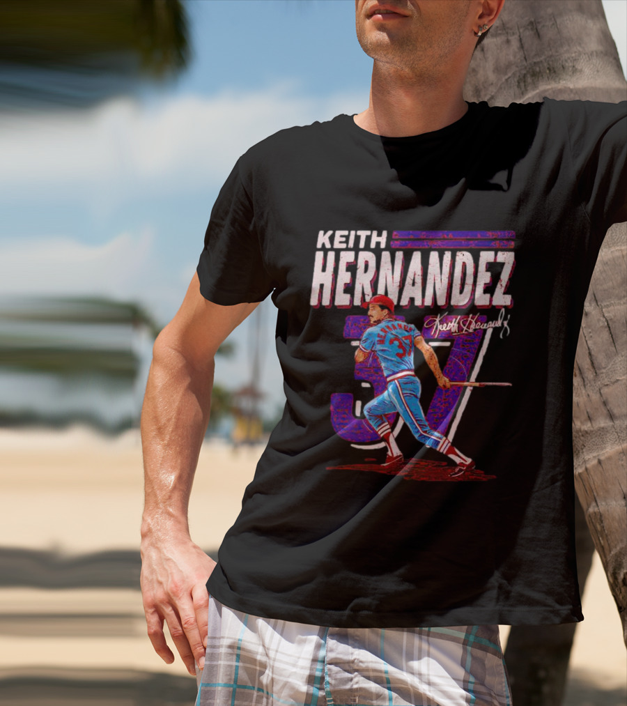 Keith Hernandez 37 Baseball Signature T-Shirt