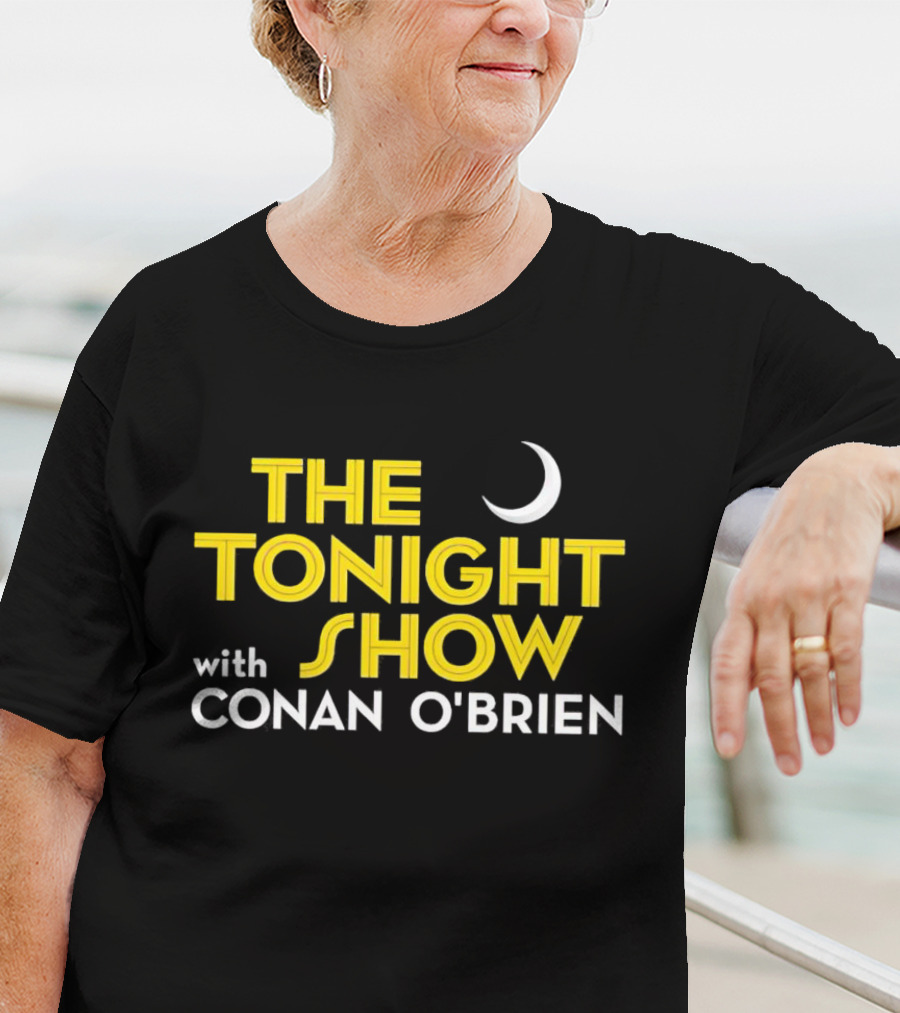 The Tonight Show With Conan O'Brien Classic Crescent Moon T-Shirt