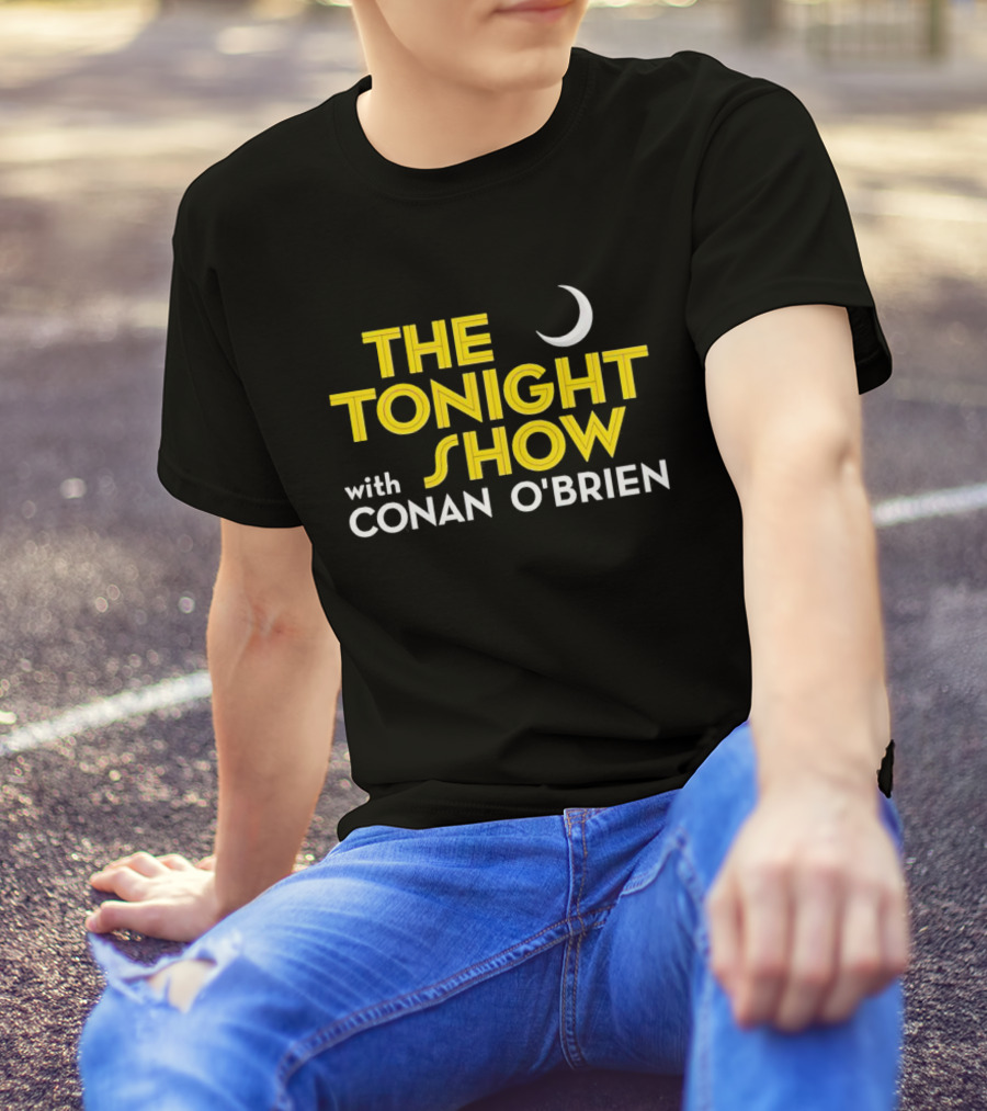 The Tonight Show With Conan O'Brien Classic Crescent Moon T-Shirt