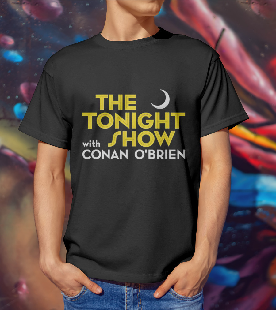 The Tonight Show With Conan O'Brien Classic Crescent Moon T-Shirt
