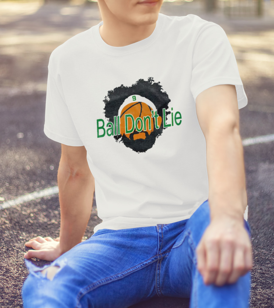 Boston Celtics Derrick White Number 9 Ball Don’t Lie Basketball T-Shirt
