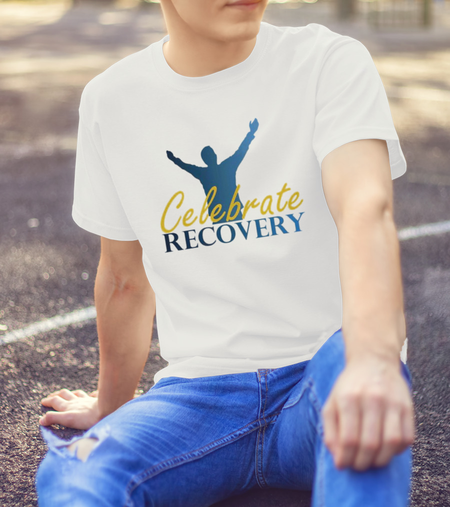 Celebrate Recovery Silhouette With Raised Arms T-Shirt