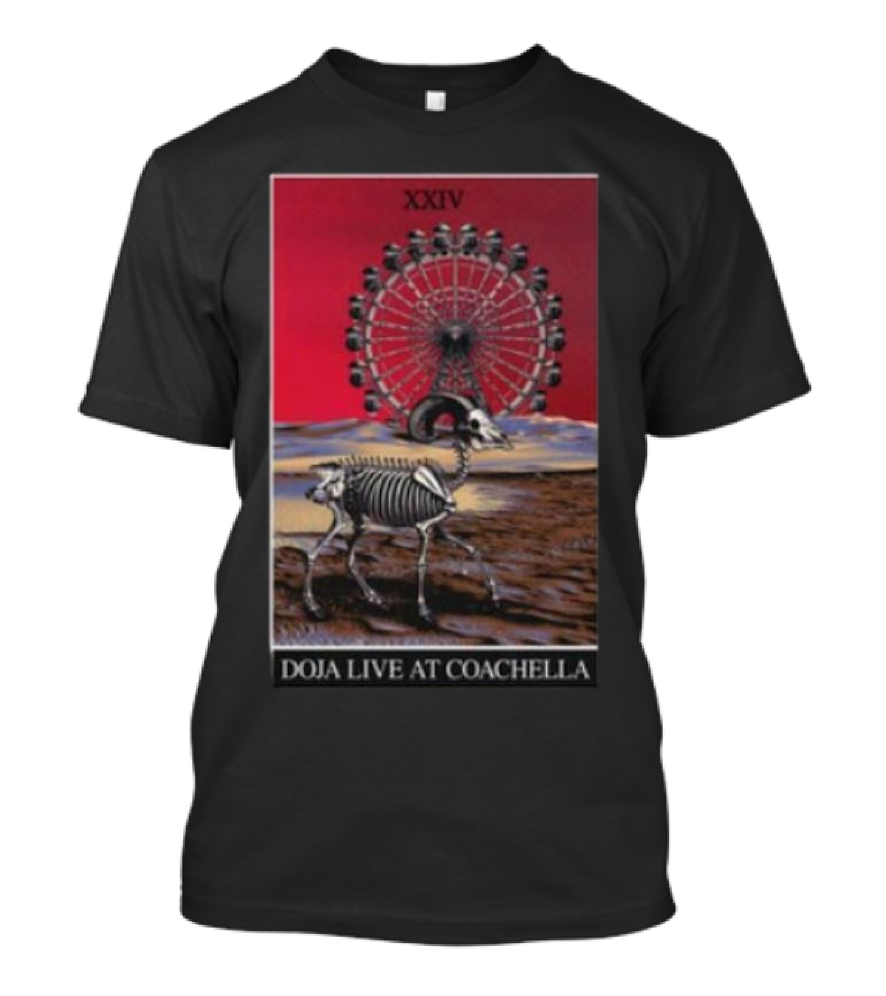 XXIV Doja Live At Coachella Tarot Card T-Shirt