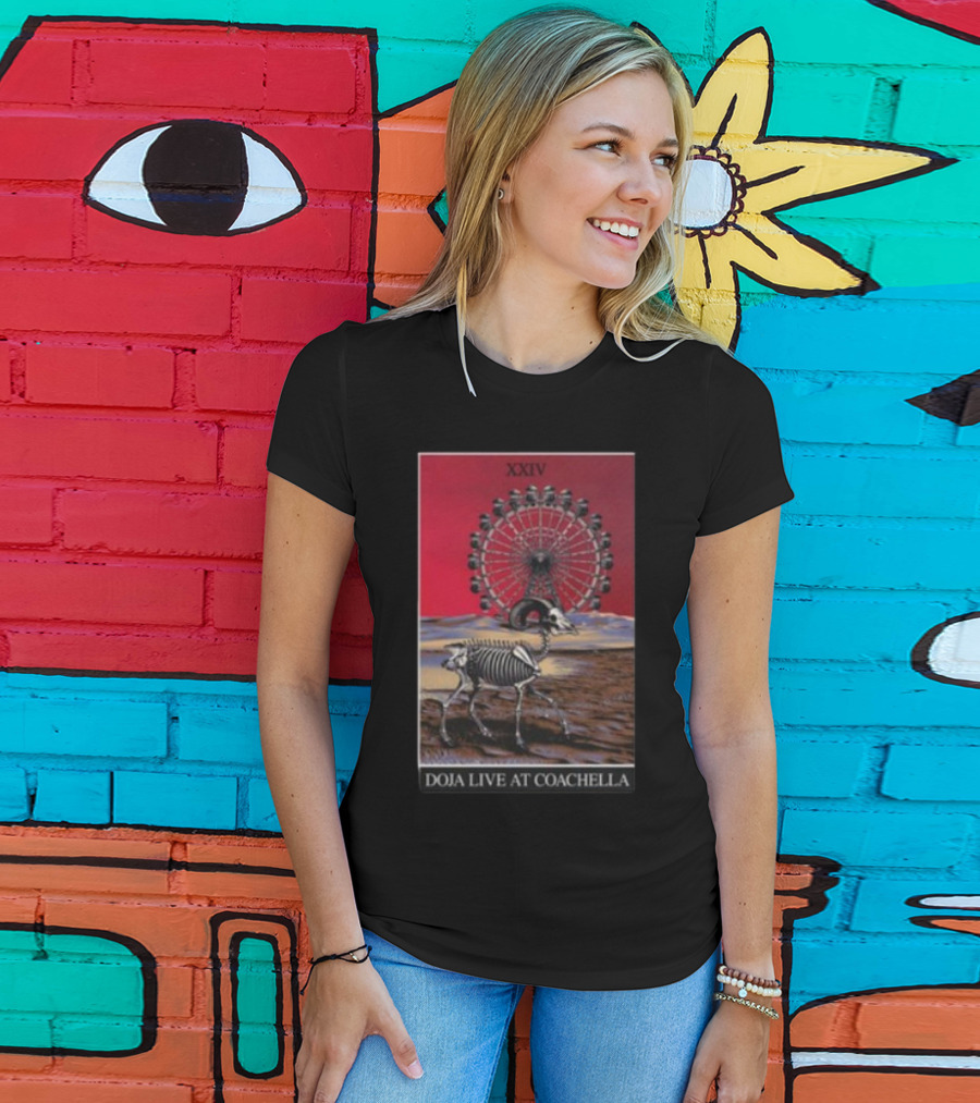 XXIV Doja Live At Coachella Tarot Card T-Shirt