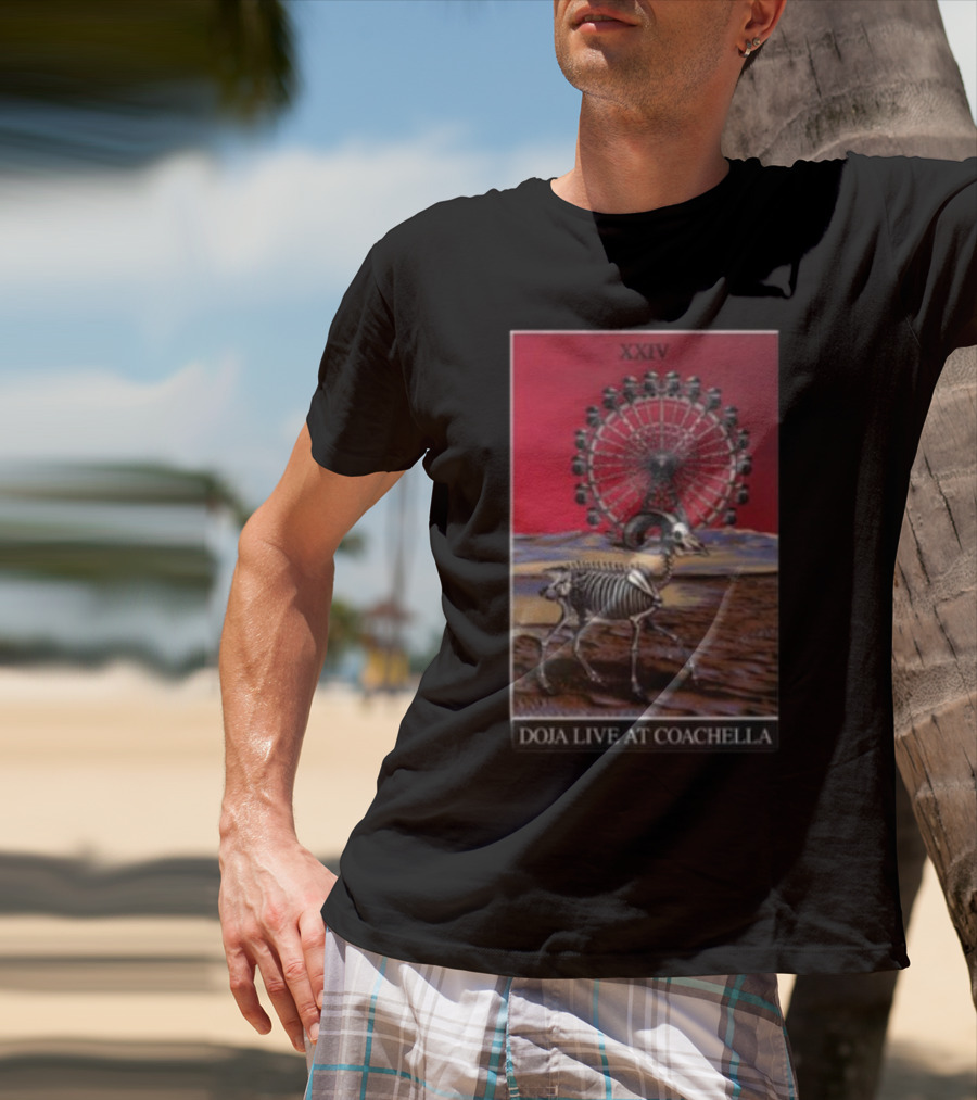 XXIV Doja Live At Coachella Tarot Card T-Shirt
