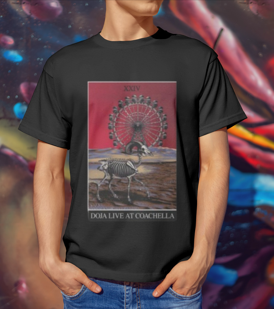 XXIV Doja Live At Coachella Tarot Card T-Shirt
