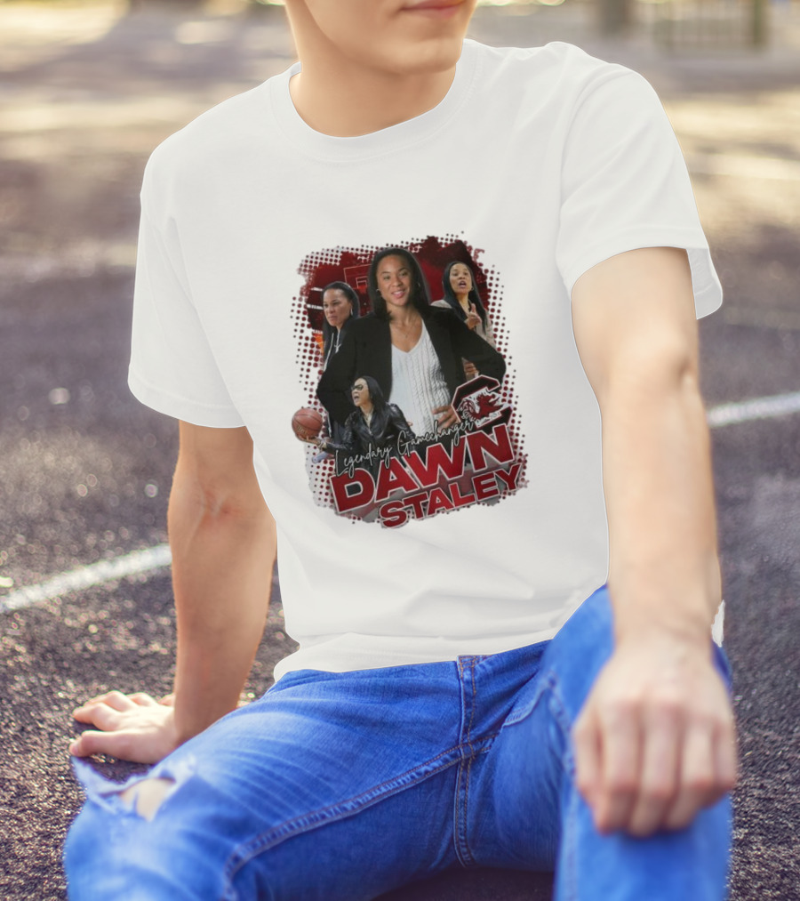 Legendary Gamechanger Dawn Staley Carolina Gamecocks Women Basketball NCAA T-Shirt