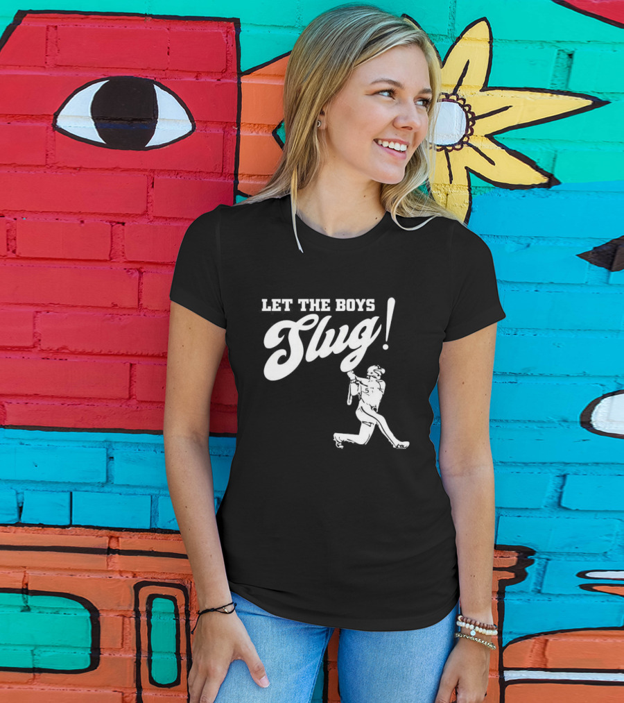 Let The Boys Slug Vintage Baseball Philly Spirit T-Shirt