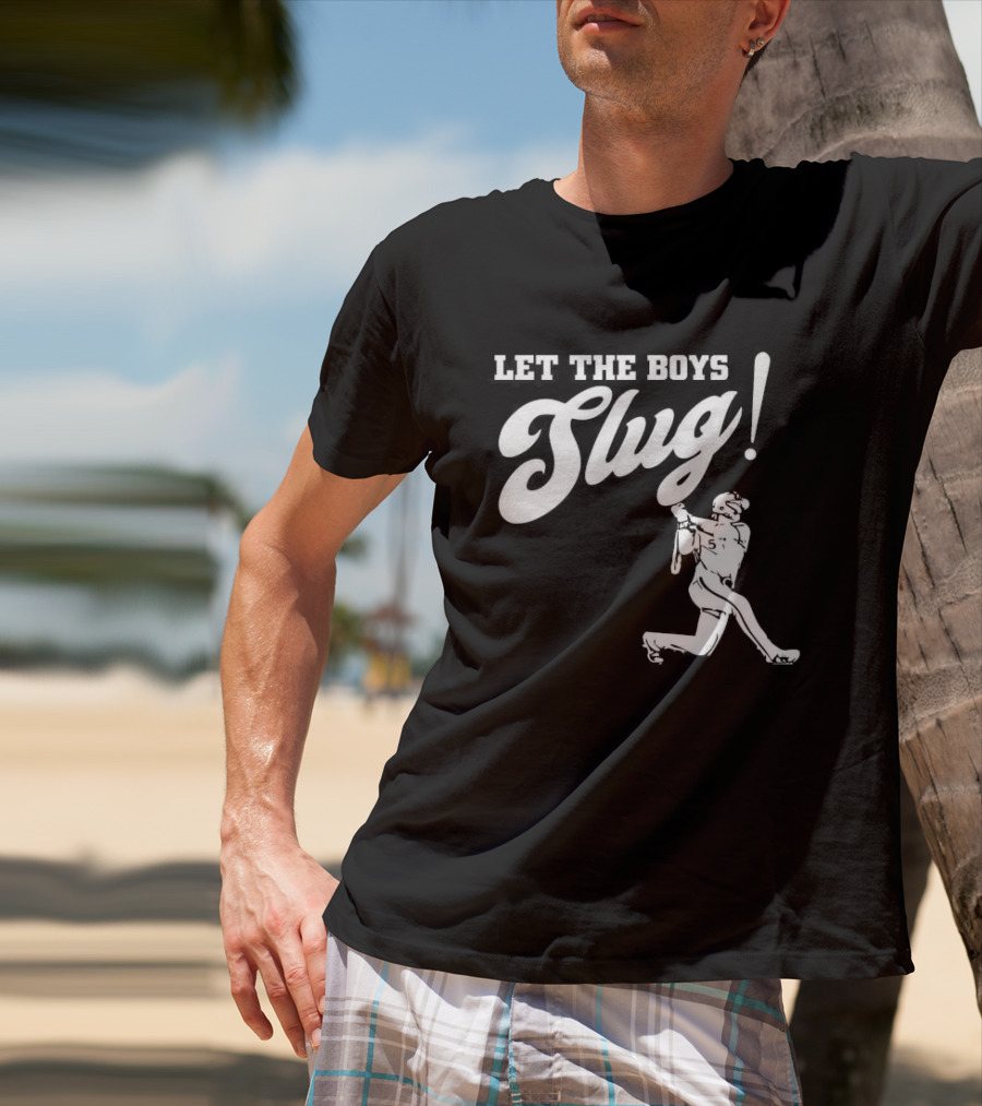 Let The Boys Slug Vintage Baseball Philly Spirit T-Shirt