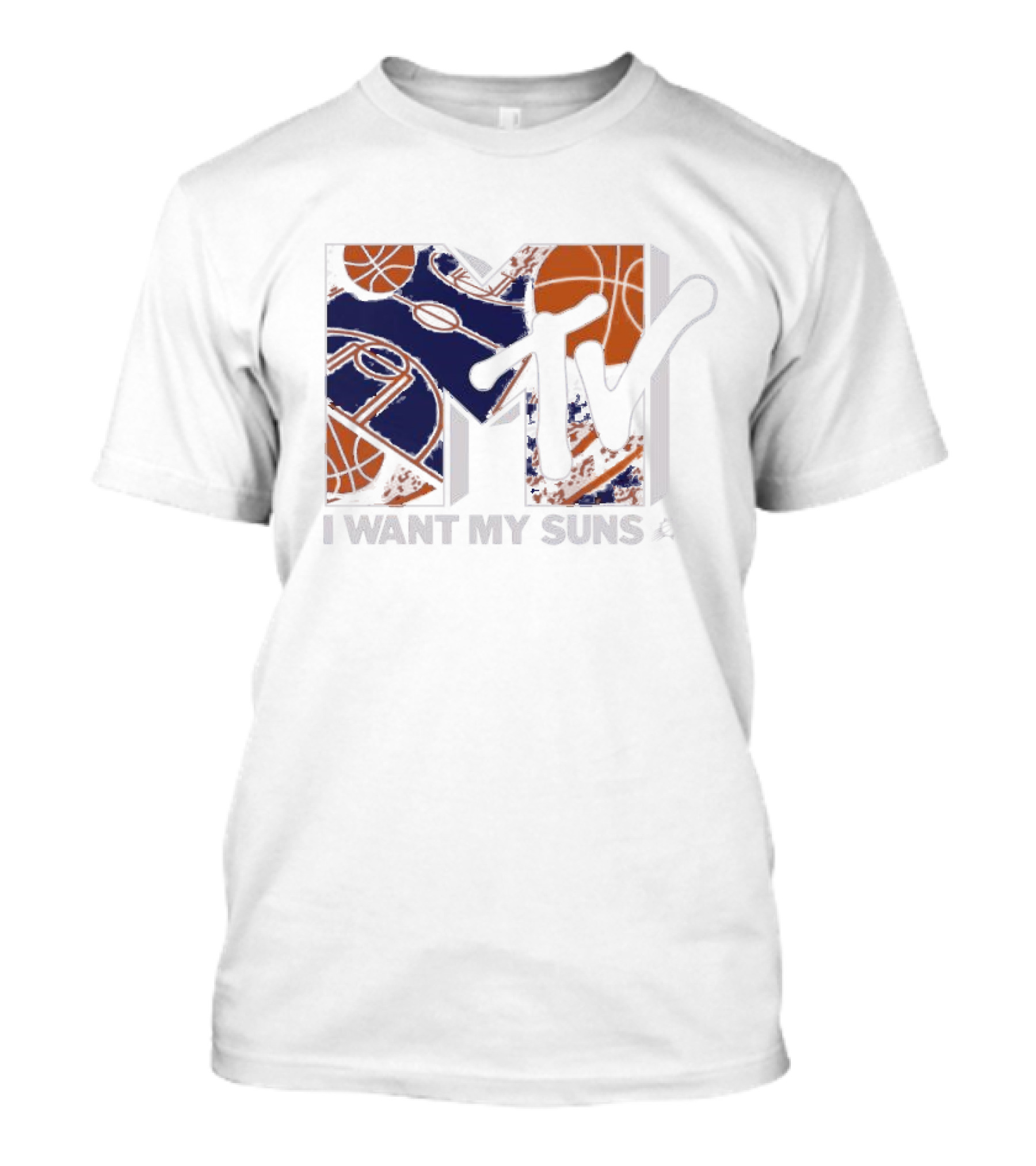 I Want My Suns MTV Phoenix Basketball T-Shirt