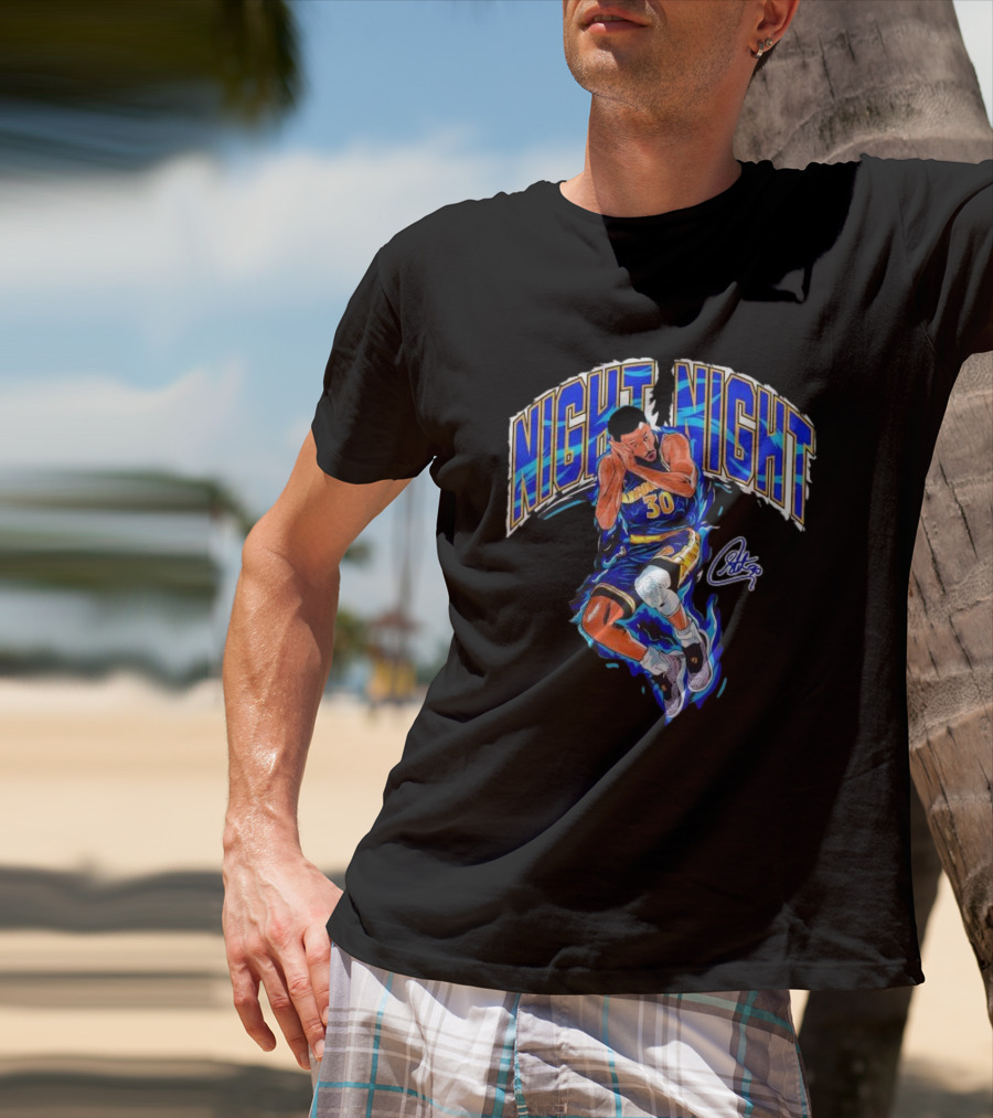 Night Night Steph Curry Golden State Warriors T-Shirt