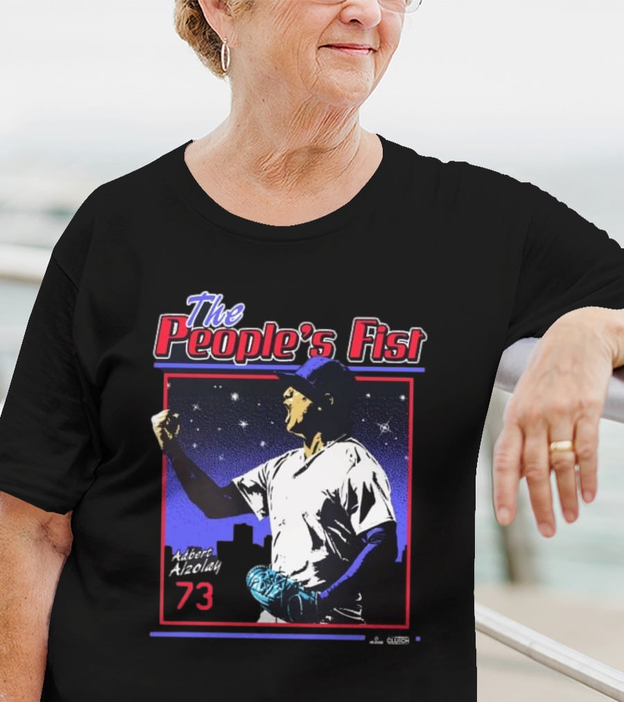 The People's Fist Adbert Alzolay 73 Baseball Hero T-Shirt