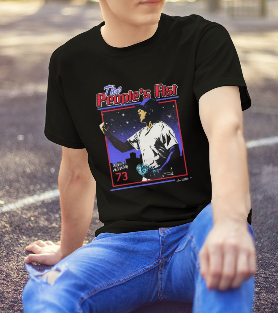 The People's Fist Adbert Alzolay 73 Baseball Hero T-Shirt