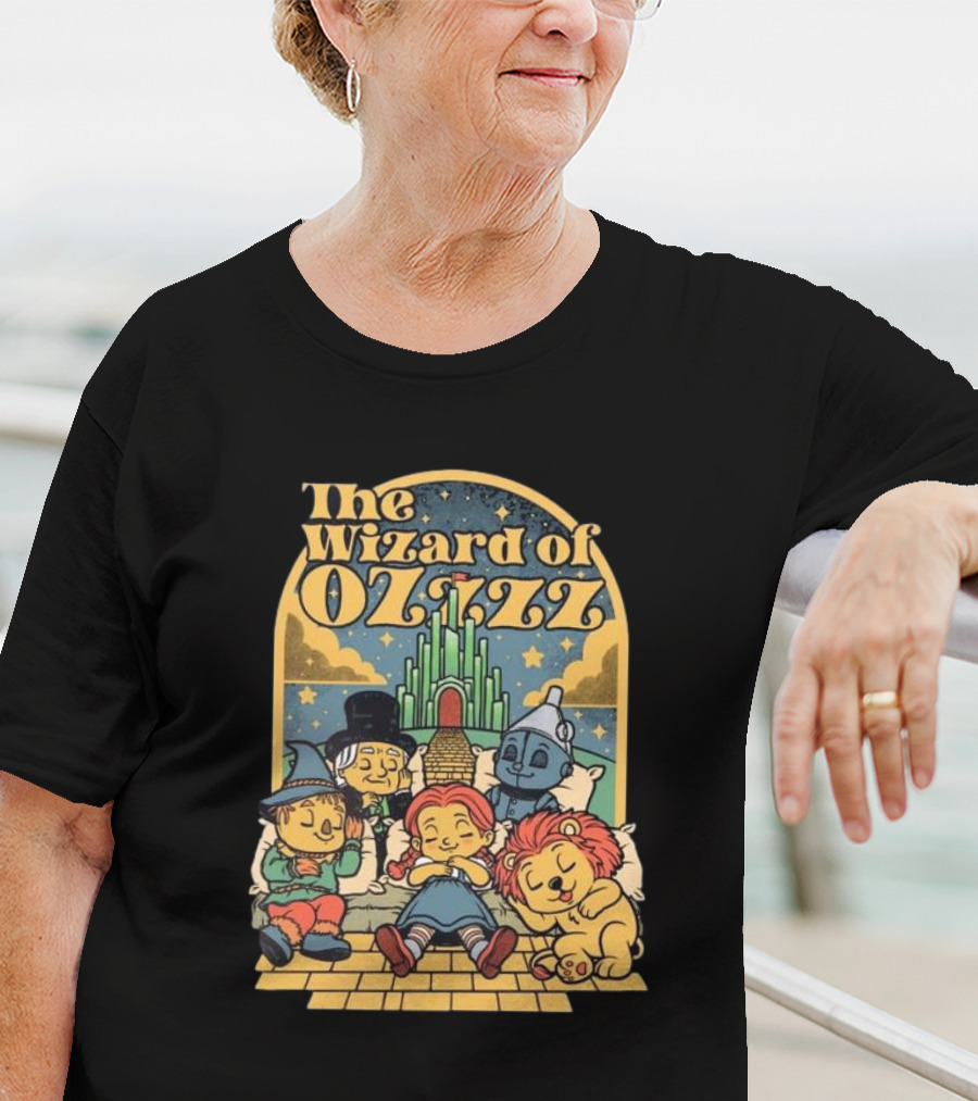 The Wizard Of Ozzzz All Characters Sleeping By Emerald City T-Shirt