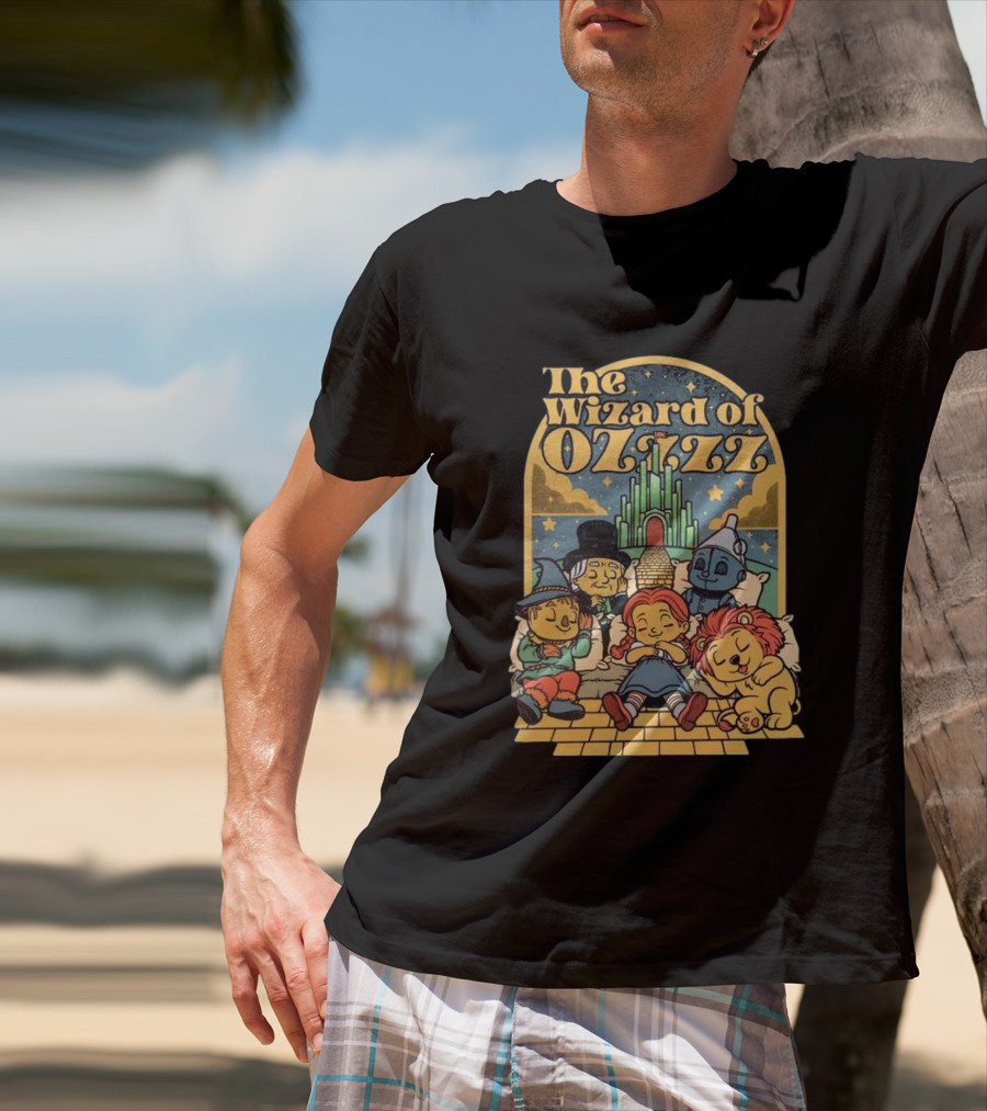 The Wizard Of Ozzzz All Characters Sleeping By Emerald City T-Shirt