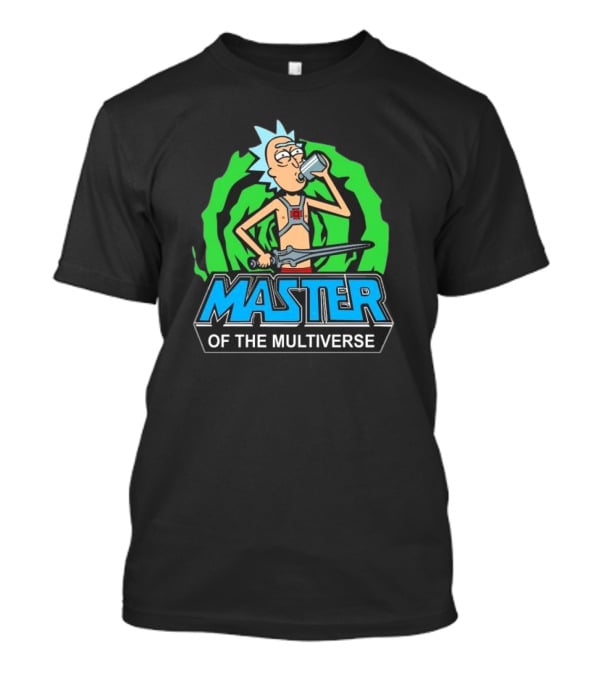 Rick And Morty Master Of The Multiverse Drinking Sword Portal Adventure T-Shirt