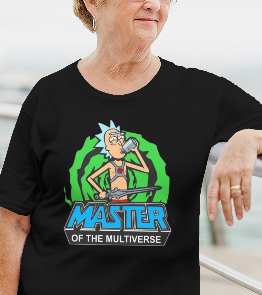 Rick And Morty Master Of The Multiverse Drinking Sword Portal Adventure T-Shirt