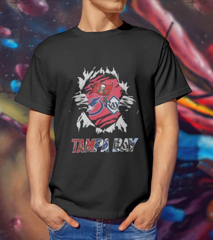 Tampa Bay Buccaneers Lightning Rays Original Blood Inside Me T-Shirt