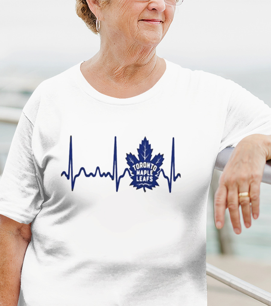 Toronto Maple Leafs Heartbeat T-Shirt