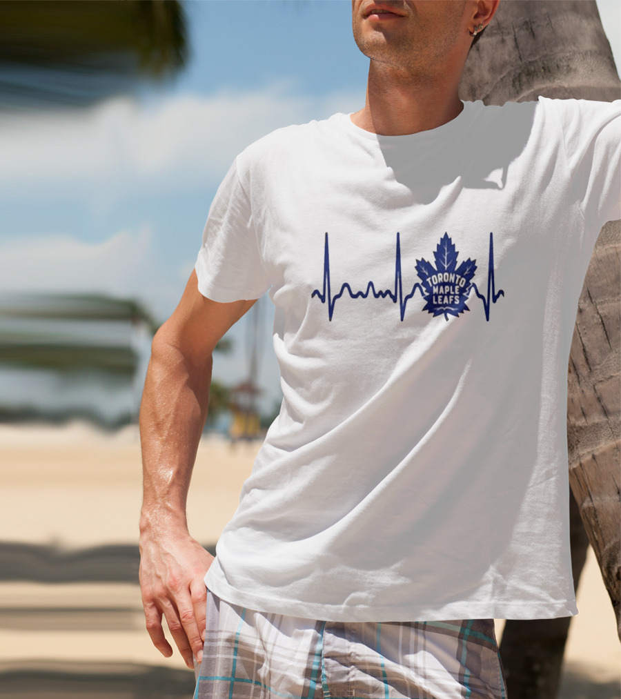 Toronto Maple Leafs Heartbeat T-Shirt