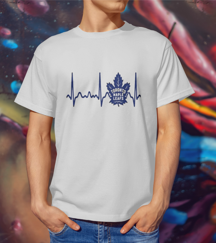 Toronto Maple Leafs Heartbeat T-Shirt