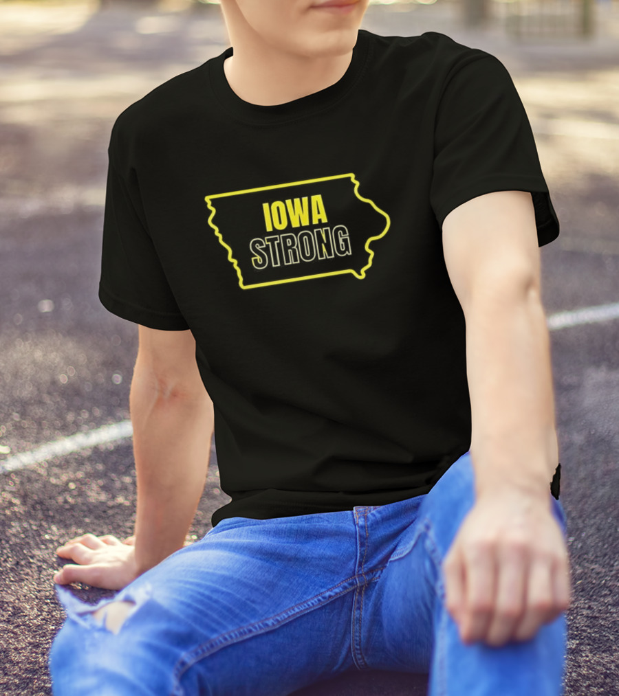 Will Compton Iowa Strong State Outline T-Shirt
