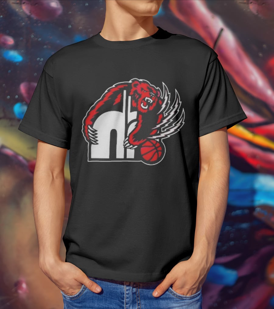 Konchjitty55 Hustle Bear Claw Basketball T-Shirt