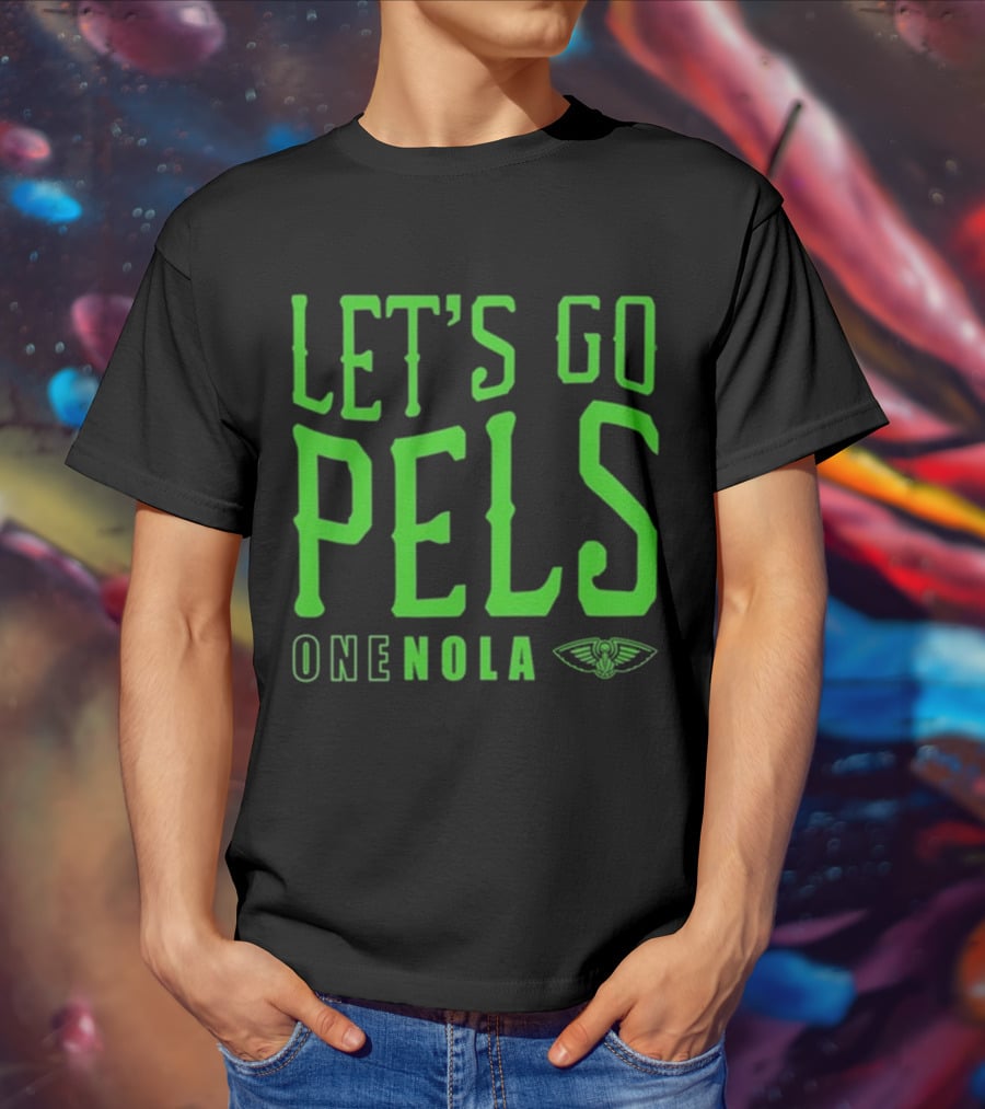 Let’s Go Pels One Nola New Orleans Pelicans Fan Support T-Shirt