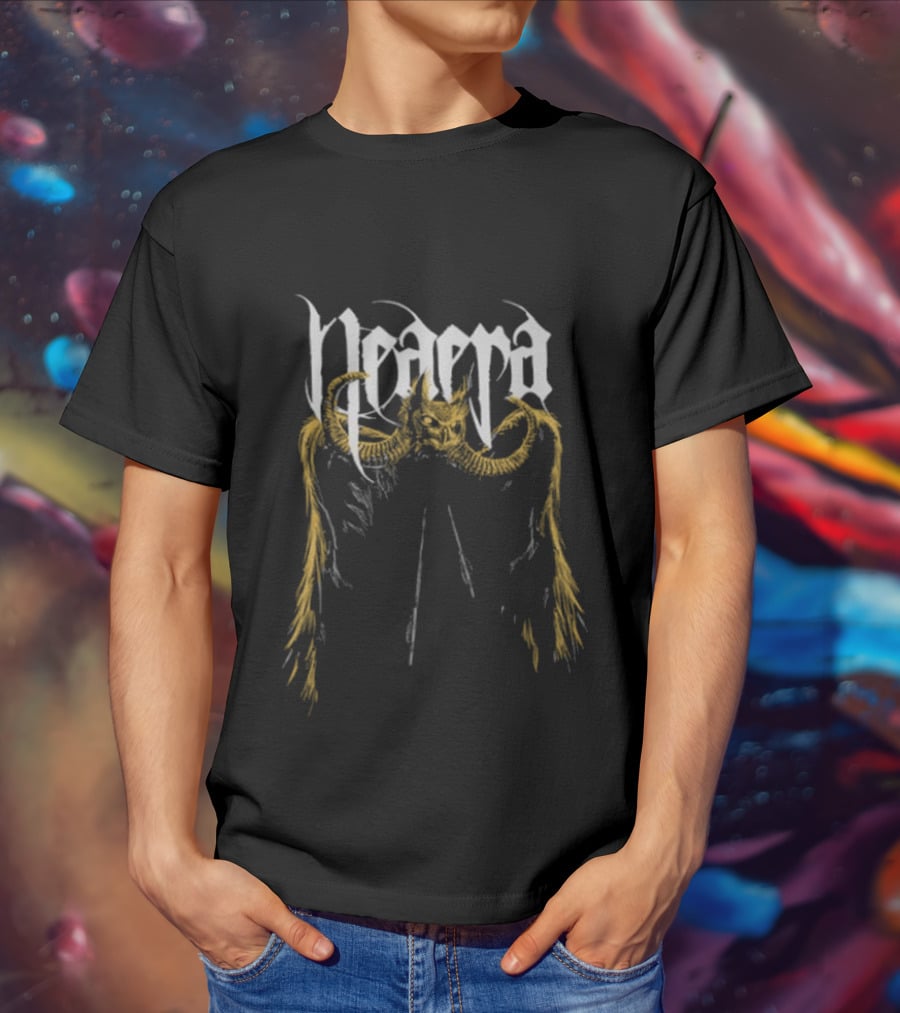 Neaera Owl Gothic Skull Design 28th June T-Shirt