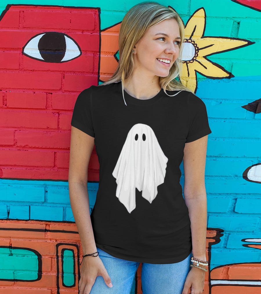 Adam Berry Glow-In-The-Dark Ghost White Sheet Specter T-Shirt