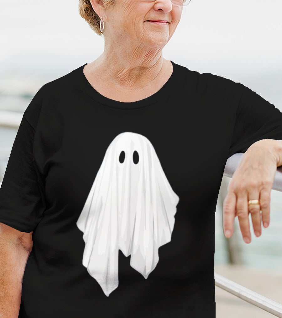 Adam Berry Glow-In-The-Dark Ghost White Sheet Specter T-Shirt