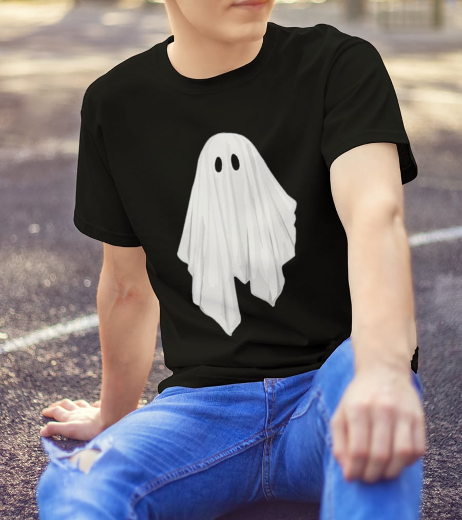 Adam Berry Glow-In-The-Dark Ghost White Sheet Specter T-Shirt