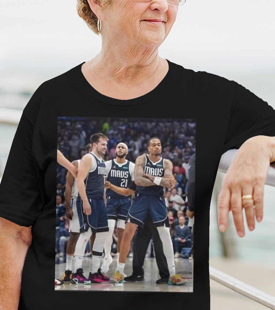 Daniel Gafford Luka Doncic PJ Washington Mavs I’m Standing On Business T-Shirt