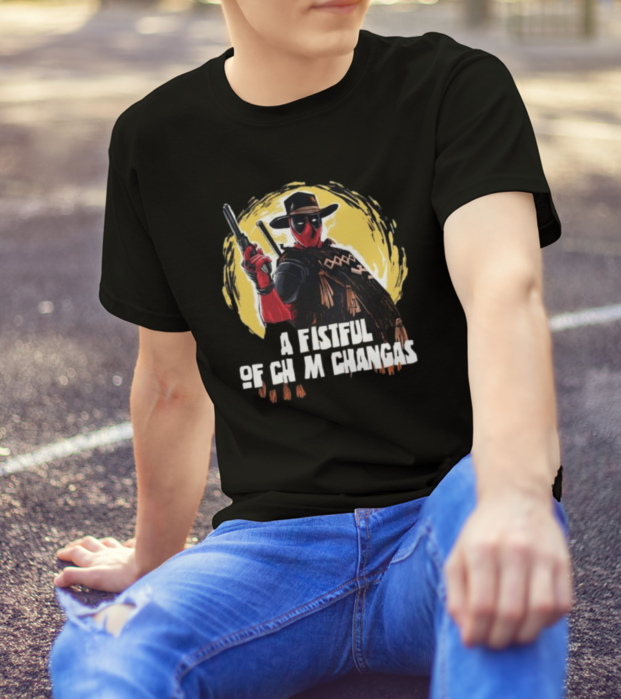 Deadpool Western: A Fistful Of Chimichangas T-Shirt