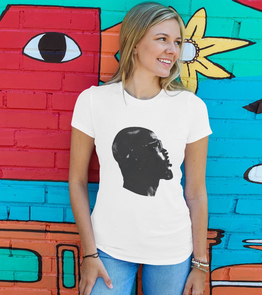 Black Coffee Black On Silhouette Profile T-Shirt