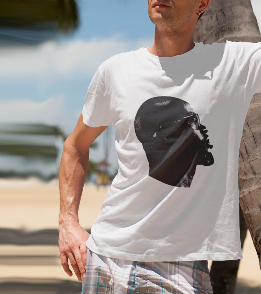 Black Coffee Black On Silhouette Profile T-Shirt