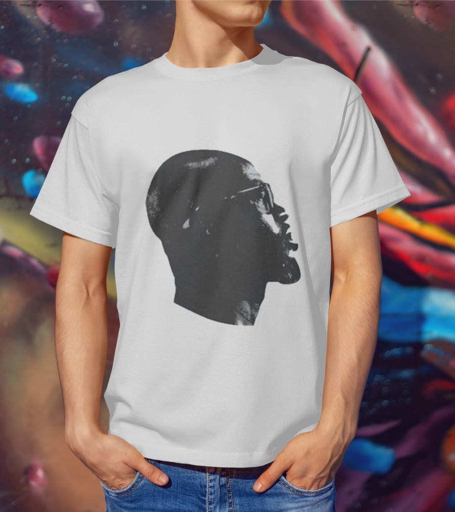 Black Coffee Black On Silhouette Profile T-Shirt