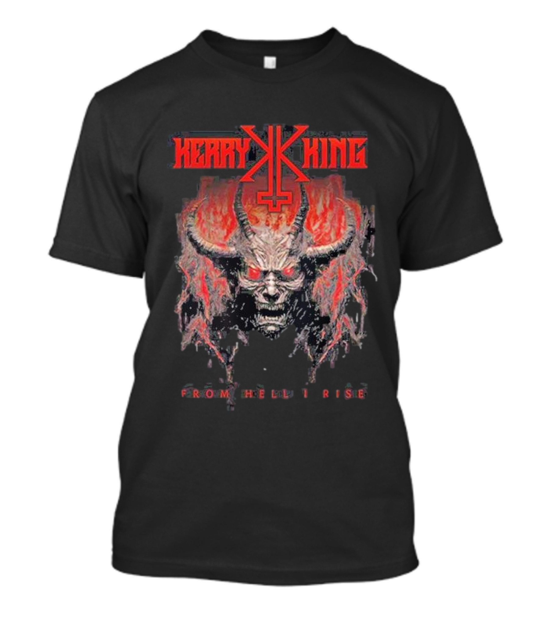 Kerry King From Hell I Rise Demon Head T-Shirt