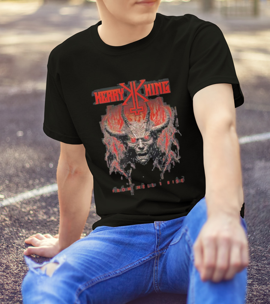 Kerry King From Hell I Rise Demon Head T-Shirt