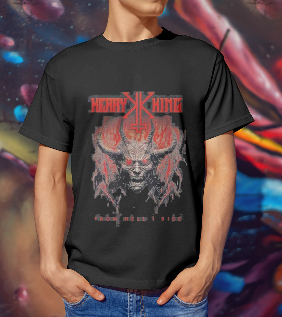 Kerry King From Hell I Rise Demon Head T-Shirt