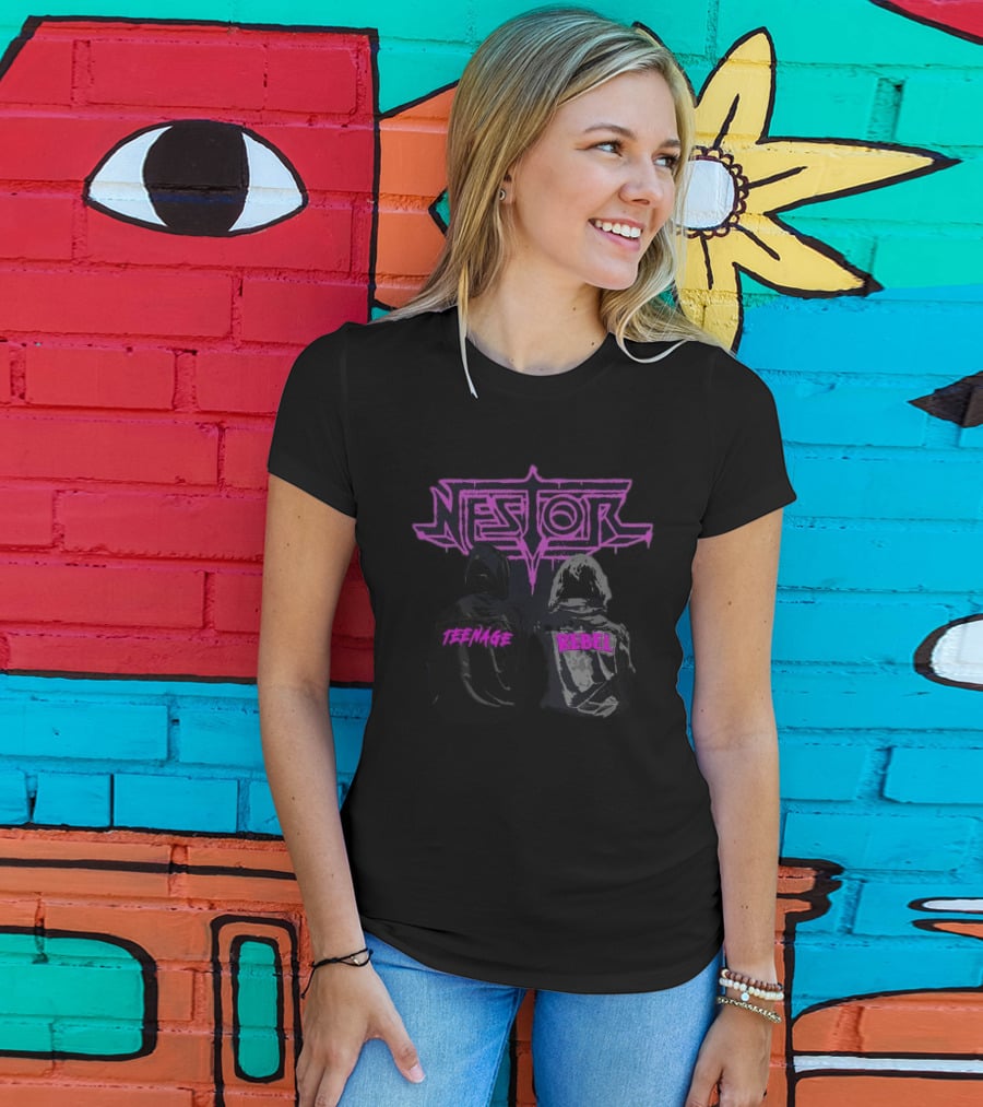 Nestor Teenage Rebel Duo In Hooded Jackets T-Shirt