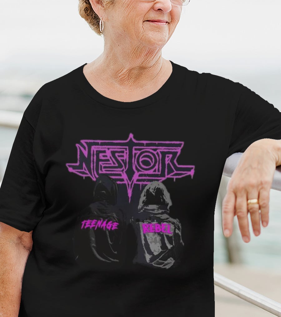 Nestor Teenage Rebel Duo In Hooded Jackets T-Shirt