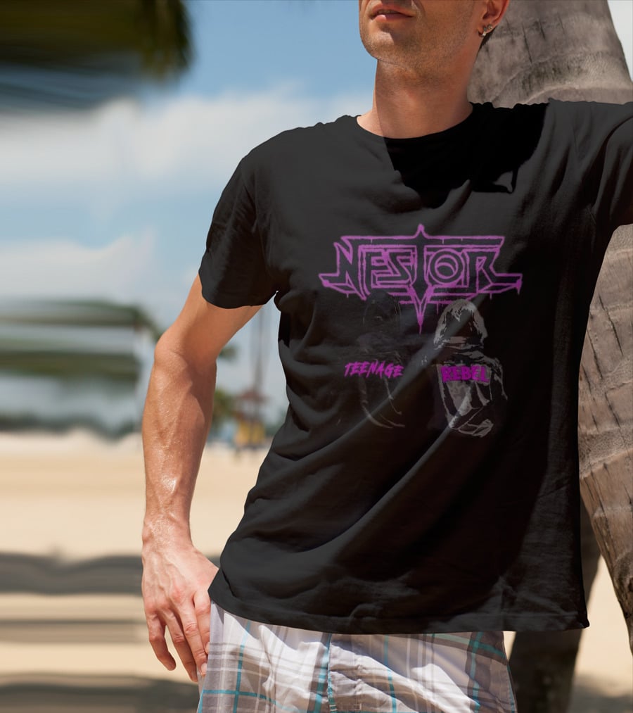 Nestor Teenage Rebel Duo In Hooded Jackets T-Shirt