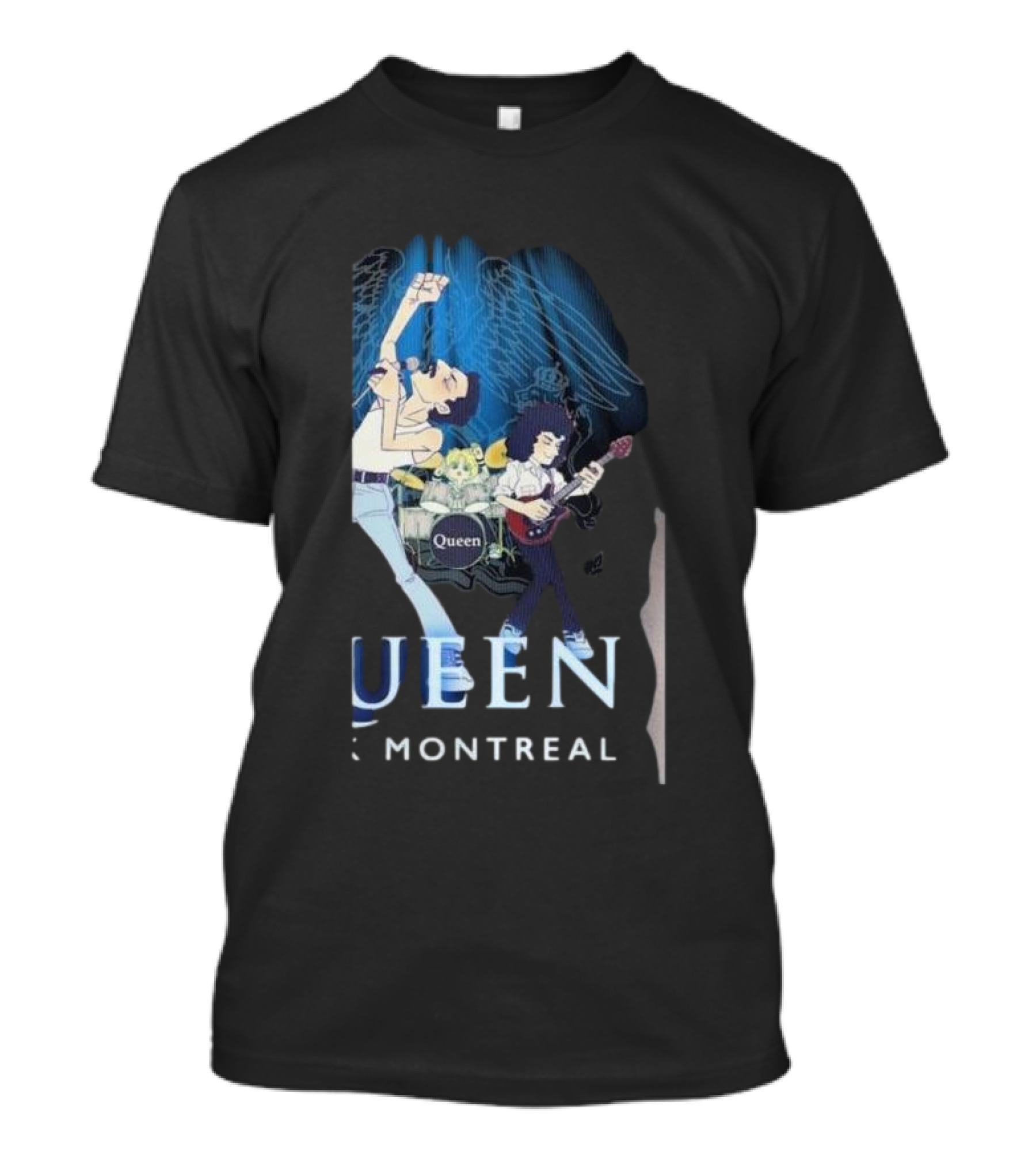 Queen Rock Montreal Animated Concert Scene T-Shirt