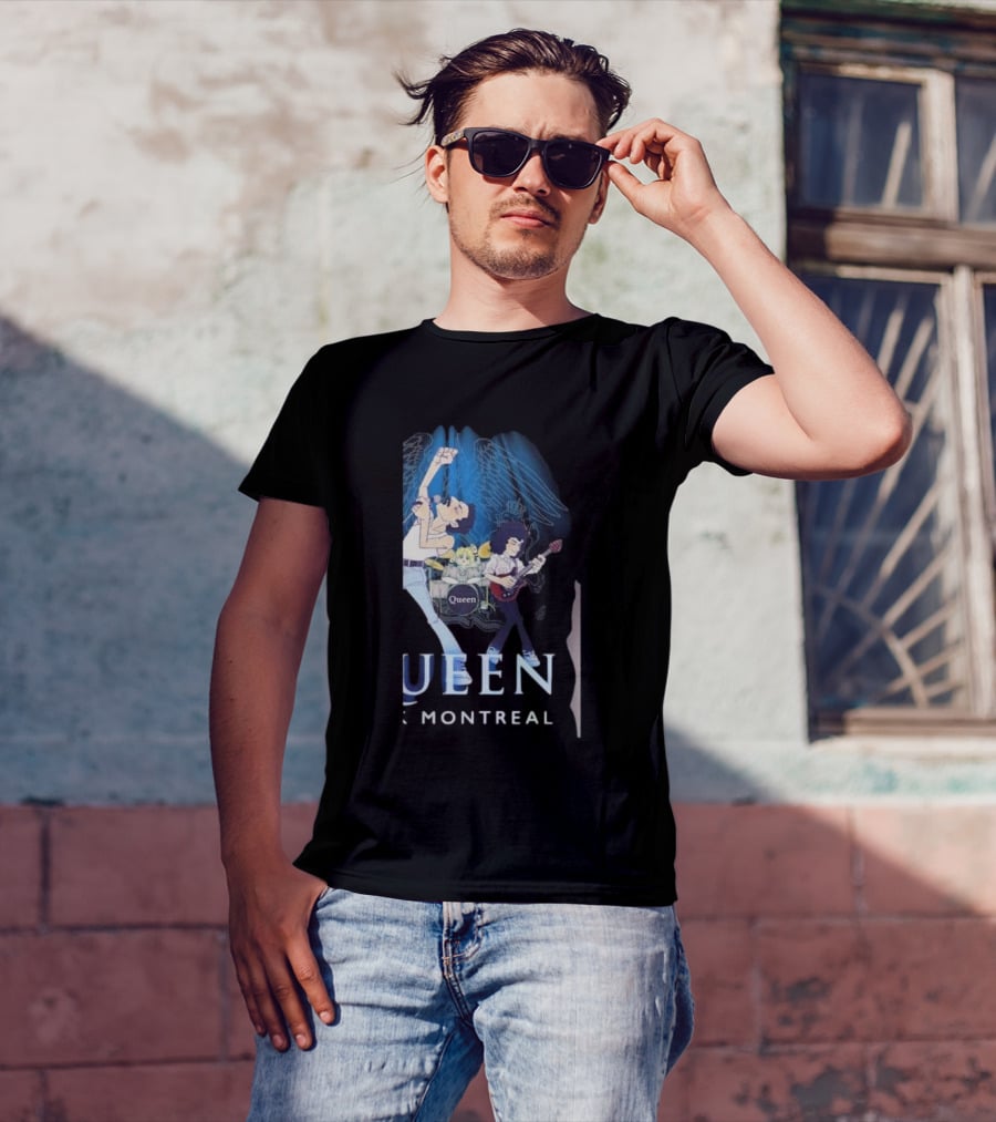 Queen Rock Montreal Animated Concert Scene T-Shirt