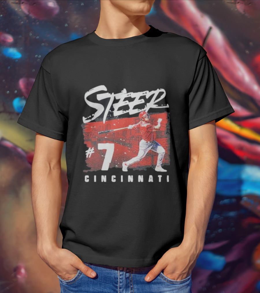 Spencer Steer Cincinnati Relentless Spirit Grunge #7 T-Shirt