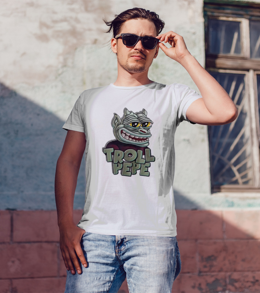 Harambe Troll Pepe Face Meme Humor T-Shirt