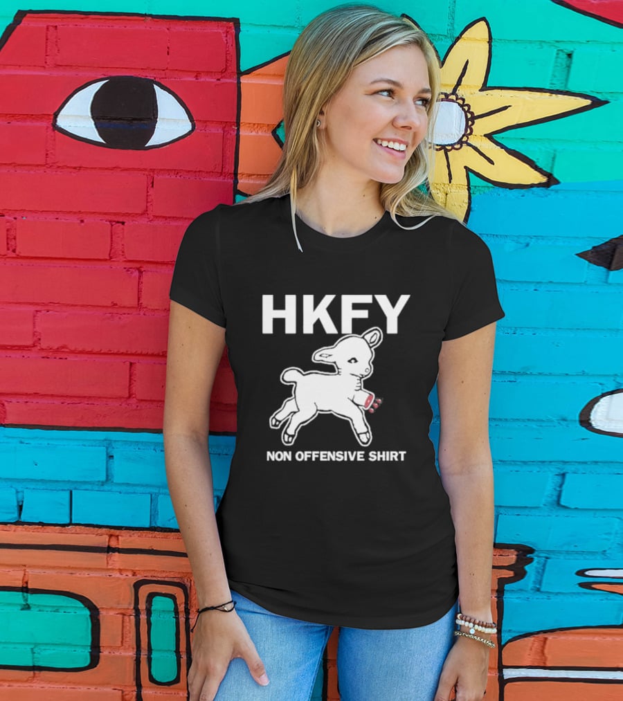 HKFY Non Offensive Shirt Cute Lamb With Sausages T-Shirt