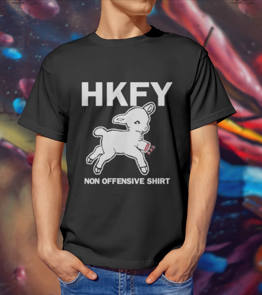 HKFY Non Offensive Shirt Cute Lamb With Sausages T-Shirt
